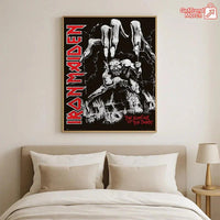 Iron Maiden “The Number of the Beast” Poster | Eddie Devil Puppet Art Print – Classic Heavy Metal Canvas Wall Decor - Get Trend Merch