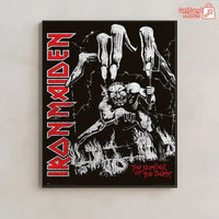 Iron Maiden “The Number of the Beast” Poster | Eddie Devil Puppet Art Print – Classic Heavy Metal Canvas Wall Decor - Get Trend Merch