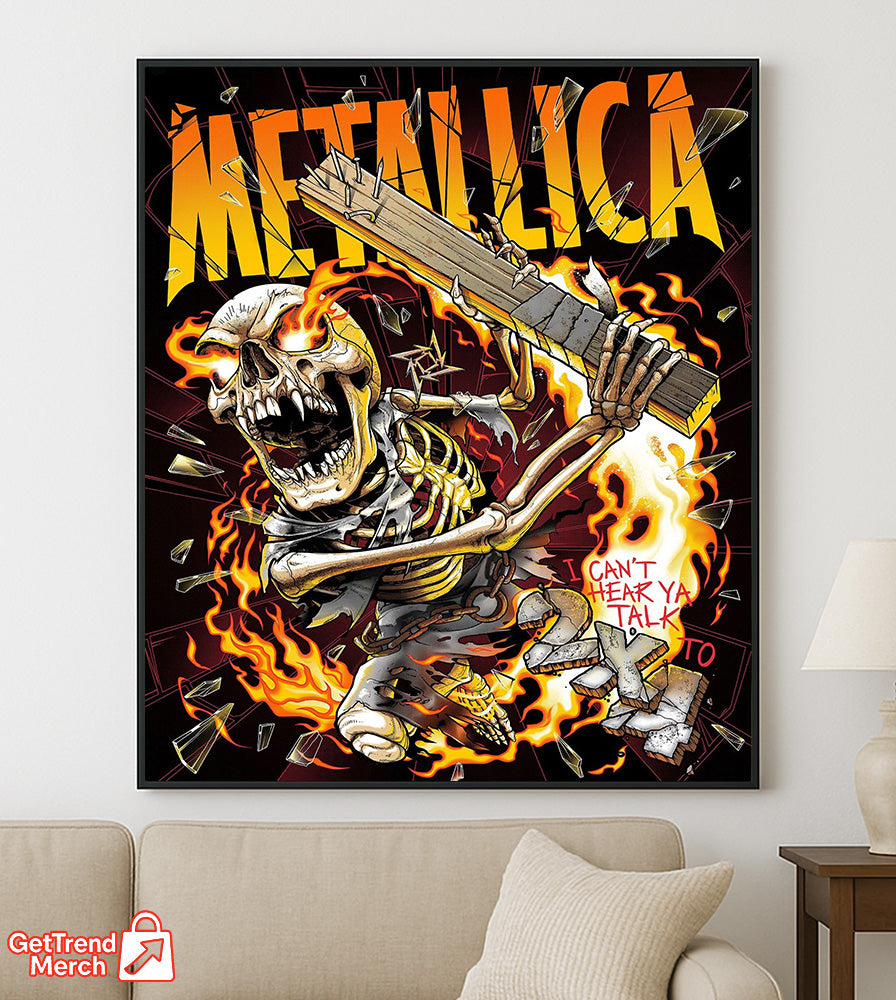 Metallica 2 x 4 Poster Canvas Wall Art