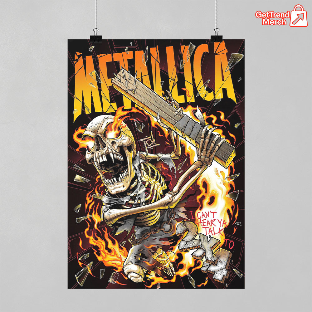 Metallica 2 x 4 Poster Canvas Wall Art