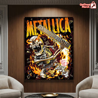Metallica 2 x 4 Poster Canvas Wall Art