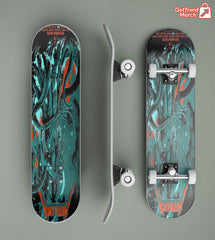 Metallica 2025 M72 Tour Skateboard Deck | Cthulhu Reaper Art – Limited Edition North America Drop