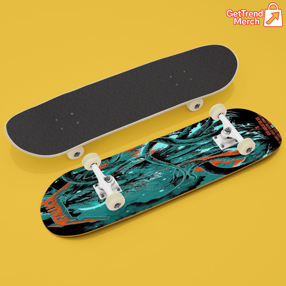 Metallica 2025 M72 Tour Skateboard Deck | Cthulhu Reaper Art – Limited Edition North America Drop