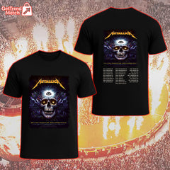 Metallica Charlotte 2025 Third Eye Skull T-Shirt | M72 Tour Official Tee – May 31 at Bank of America Stadium