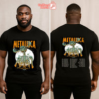 Metallica Concert Tour Load Era Until It Sleeps 2025 Skeleton Reaper Official Limited Edition Band T-Shirt - Get Trend Merch