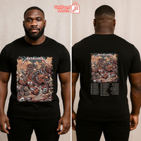 Metallica Concert Tour M72 World Tour - June 27, 2025 Denver, Colorado - Empower Field at Mile High - No Repeat Weekend Setlist Official Band T-Shirt - Get Trend Merch