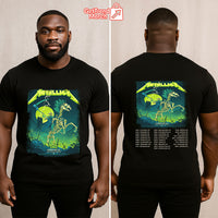 Metallica Concert Tour M72 World Tour June 14, 2025 Houston, TX Grim Reaper Horseman Skeleton Rider Official Band T-Shirt - Get Trend Merch