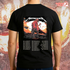 Metallica Concert Tour M72 World Tour June 14, 2025 Houston, TX NRG Stadium Death Reaper Official Band T-Shirt