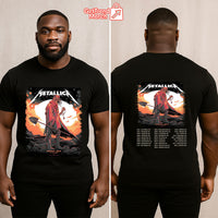 Metallica Concert Tour M72 World Tour June 14, 2025 Houston, TX NRG Stadium Death Reaper Official Band T-Shirt - Get Trend Merch