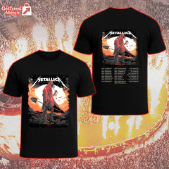 Metallica Concert Tour M72 World Tour June 14, 2025 Houston, TX NRG Stadium Death Reaper Official Band T-Shirt