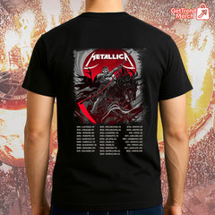 Metallica Concert Tour M72 World Tour June 27 & 29, 2025 Denver, CO Empower Field at Mile High Tonight In Denver Setlist Official T-Shirt by Becky Cloonan