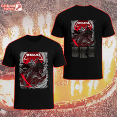 Metallica Concert Tour M72 World Tour June 27 & 29, 2025 Denver, CO Empower Field at Mile High Tonight In Denver Setlist Official T-Shirt by Becky Cloonan