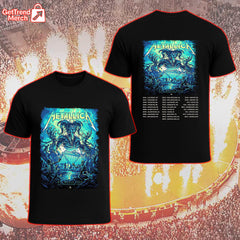 Metallica Concert Tour M72 World Tour June 3, 2025 Atlanta, GA Mercedes-Benz Stadium Demon Ram Apocalypse Official Band T-Shirt