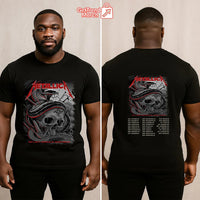 Metallica Concert Tour M72 World Tour May 1, 2025 Nashville, TN Nissan Stadium Skull & Viper Official Band T-Shirt - Get Trend Merch