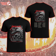 Metallica Concert Tour M72 World Tour May 1, 2025 Nashville, TN Nissan Stadium Skull & Viper Official Band T-Shirt