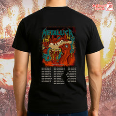 Metallica Concert Tour M72 World Tour May 12, 2025 Philadelphia, PA Lincoln Financial Field Monster Bite Official Band T-Shirt