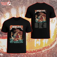 Metallica Concert Tour M72 World Tour May 7, 2025 Blacksburg, VA Firebeast Skullchain Official Band T-Shirt - Get Trend Merch