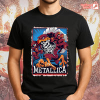 Metallica Concert Tour M72 World Tour May 7, 2025 Blacksburg, VA Lane Stadium Hokie Reaper Official Band T-Shirt - Get Trend Merch