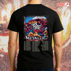 Metallica Concert Tour M72 World Tour May 7, 2025 Blacksburg, VA Lane Stadium Hokie Reaper Official Band T-Shirt