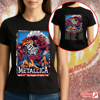 Metallica Concert Tour M72 World Tour May 7, 2025 Blacksburg, VA Lane Stadium Hokie Reaper Official Band T-Shirt - Get Trend Merch