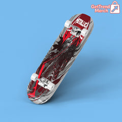 Metallica Denver 2025 Grim Rider Skateboard Deck | Limited Edition M72 Tour Art – June 27 & 29 Shows