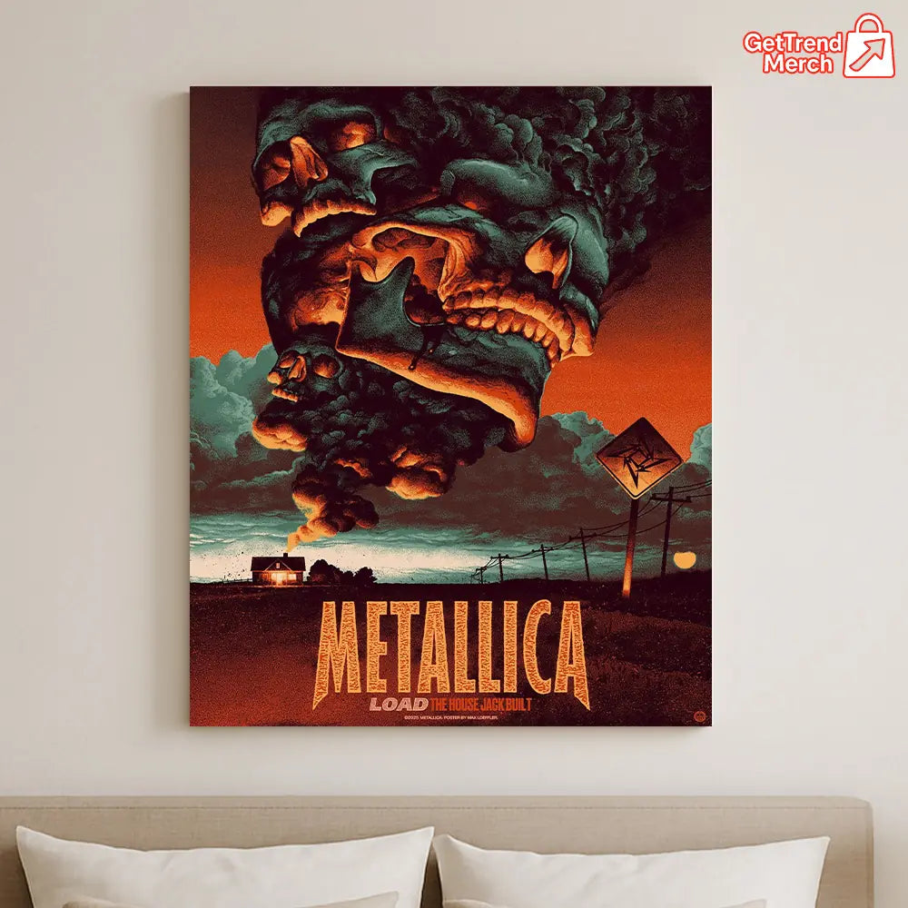 Metallica Load The House Jack Built Poster Canvas Wall Art