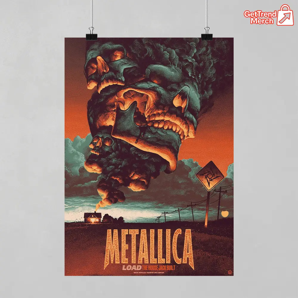 Metallica Load The House Jack Built Poster Canvas Wall Art