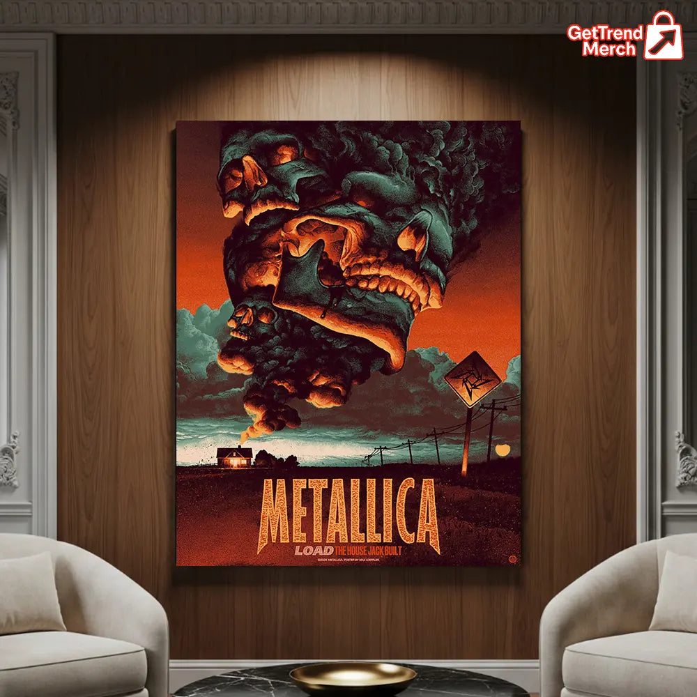 Metallica Load The House Jack Built Poster Canvas Wall Art
