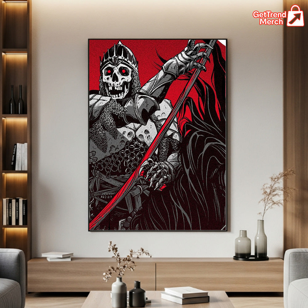 Metallica M72 Denver 2025 Poster Canvas – Becky Cloonan Exclusive Pop-Up Shop Artwork