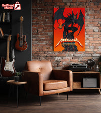 Metallica M72 Santa Clara 2025 Pop-Up Shop Poster Canvas Wall Art - Get Trend Merch