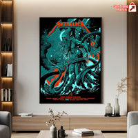 Metallica M72 Tour 2025 Canvas Poster – Tonight In Tampa Setlist Wall Art by Ken Taylor - Get Trend Merch