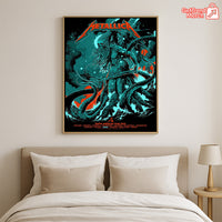 Metallica M72 Tour 2025 Canvas Poster – Tonight In Tampa Setlist Wall Art by Ken Taylor - Get Trend Merch