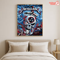 Metallica M72 Tour 2025 Nashville Poster – Skull & Hammer Artwork Concert Print, Tennessee Show Tribute - Get Trend Merch