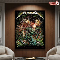Metallica M72 Tour 2025 Toronto Canvas Poster – April 24/26 2025 Concert Art Print, Heavy Metal Wall Decor - Get Trend Merch