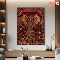 Metallica M72 Tour Atlanta Canvas Poster – June 3, 2025 “Tonight in Atlanta” Setlist Wall Art, Mercedes-Benz Stadium - Get Trend Merch