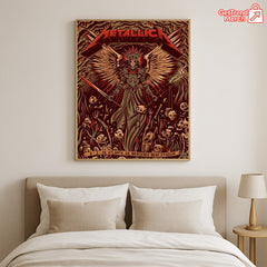 Metallica M72 Tour Atlanta Canvas Poster – June 3, 2025 “Tonight in Atlanta” Setlist Wall Art, Mercedes-Benz Stadium