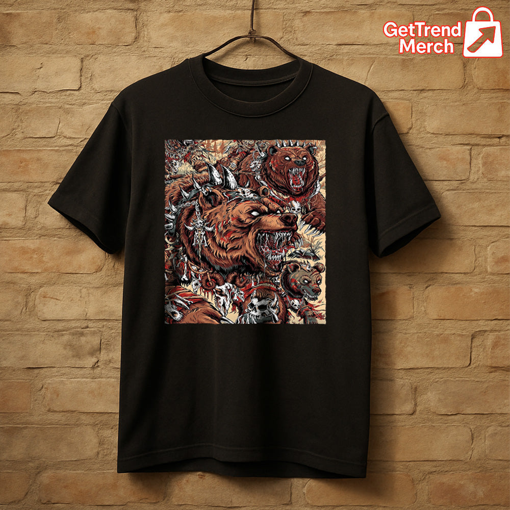 Metallica M72 Tour June 27 2025 Denver T-Shirt – Battle Grizzly Bear Graphic Tee, Empower Field Concert by JML2Art - Get Trend Merch