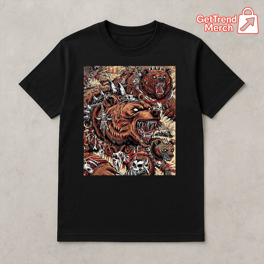 Metallica M72 Tour June 27 2025 Denver T-Shirt – Battle Grizzly Bear Graphic Tee, Empower Field Concert by JML2Art - Get Trend Merch