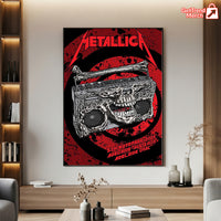 Metallica M72 World Tour – Adelaide, Australia – Adelaide Oval Stadium – Nov 5, 2025 Poster Canvas Wall Art