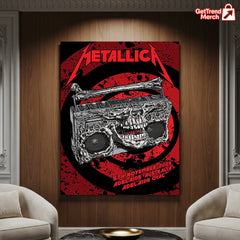 Metallica M72 World Tour – Adelaide, Australia – Adelaide Oval Stadium – Nov 5, 2025 Poster Canvas Wall Art