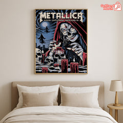 Metallica M72 World Tour – June 22, 2025 – Santa Clara, CA – Levi's Stadium – Night 2 Setlist Poster Canvas Wall Art