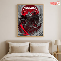 Metallica M72 World Tour June 27 & 29 2025 Denver Empower Field at Mile High – Tonight In Denver Setlist Canvas Poster by Becky Cloonan