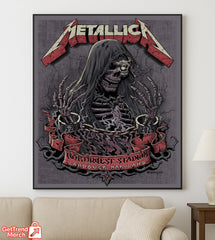 Metallica M72 World Tour May 28, 2025 Landover, MD Northwest Stadium – Tonight in Landover Setlist Poster Canvas Wall Art