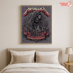 Metallica M72 World Tour May 28, 2025 Landover, MD Northwest Stadium – Tonight in Landover Setlist Poster Canvas Wall Art