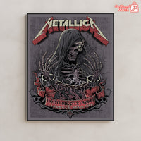 Metallica M72 World Tour May 28, 2025 Landover, MD Northwest Stadium – Tonight in Landover Setlist Poster Canvas Wall Art - Get Trend Merch