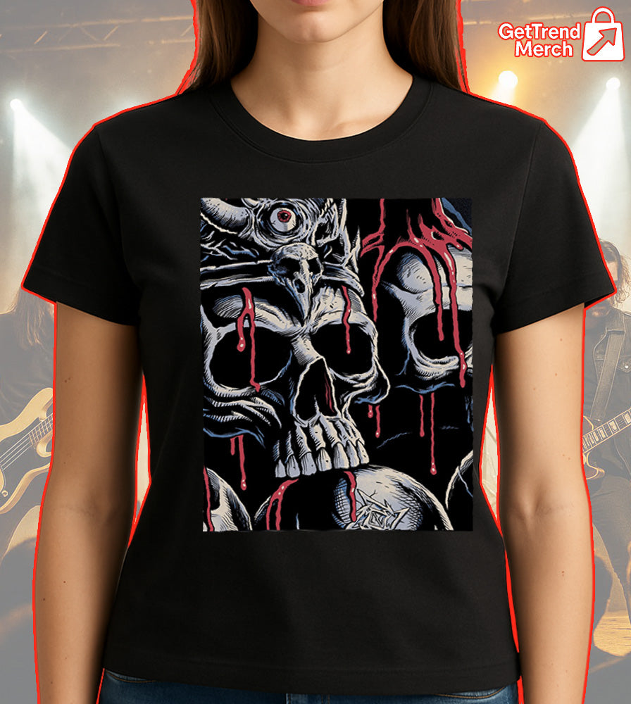 Metallica M72 World Tour Santa Clara June 21 2025 Levi’s Stadium Skull Art Brandon Heart T-Shirt - Get Trend Merch