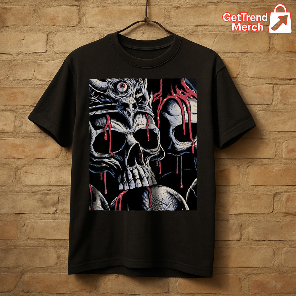 Metallica M72 World Tour Santa Clara June 21 2025 Levi’s Stadium Skull Art Brandon Heart T-Shirt - Get Trend Merch