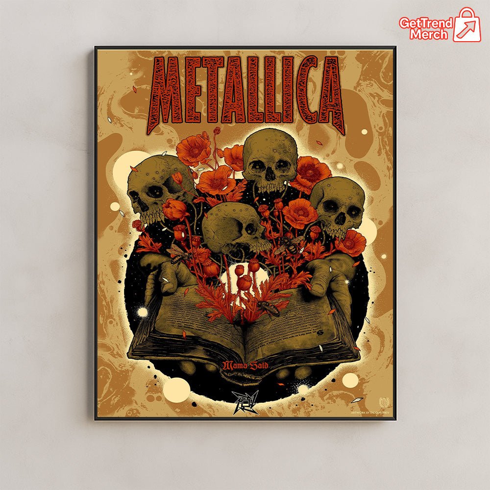 Metallica “Mama Said” Limited Edition Poster Canvas Wall Art – The Load-Inspired Series 2025 - Get Trend Merch