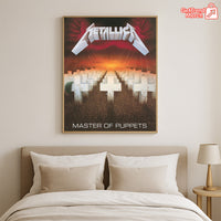 Metallica Master of Puppets Canvas Poster – Iconic Album Cover Wall Art Print, Heavy Metal Home Decor - Get Trend Merch