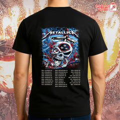 Metallica Nashville 2025 Warrior Skull T-Shirt | M72 North American Tour Shirt – May 1 Nissan Stadium